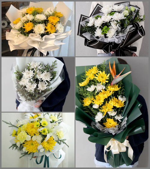 山东莱芜莱城区羊里镇东土屋村白事花束代送